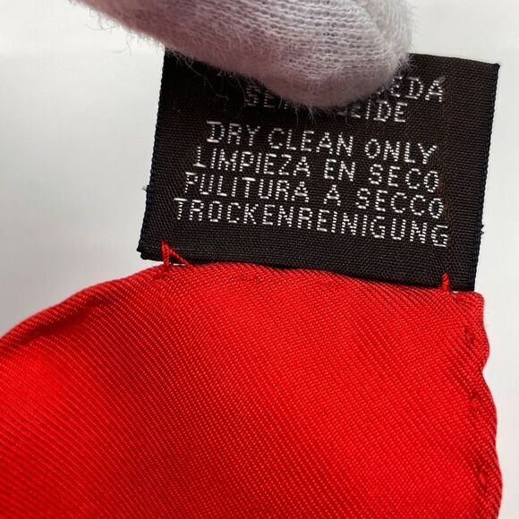 Hermes Carré 70 Surteint DIP DYE Aloha Scarf Silk Red Women - Picture 3 of 5